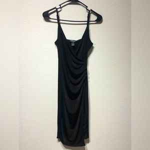 Revamped Black Velvet Dress